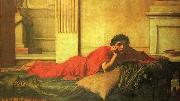 John William Waterhouse The Remorse of the Emperor Nero after the Murder of his Mother oil painting on canvas